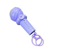 Rudiaoa Porte-clés D'enregistrement Réutilisable Pendentif en Forme De Microphone pour Conception Portable Jouet pour Anniversaires Et Vacances Kids Microphone Keychain