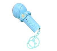 Rudiaoa Porte-clés D'enregistrement Réutilisable Pendentif en Forme De Microphone pour Conception Portable Jouet pour Anniversaires Et Vacances Kids Microphone Keychain