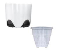 Rudiaoa Pots D'orchidées en Résine Aérée avec Technologie De Gestion des Racines Et Construction Résistante Soleil Pots De Fleurs Faciles À Nettoyer pour Orchidées