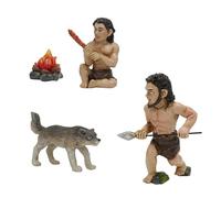 Rudiaoa Statues Artistiques en Résine d'animaux Ensemble De Figurines La Faune Accent Extérieur Personnalisé pour Les Terrasses Jardin Ravissement La Cour Supplémentaire