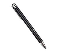 Rudiaoa Stylo-bille en métal rétractable rechargeable avec pointe de 1,0 mm pour stylos de bureau pour écrans tactiles pointe fine