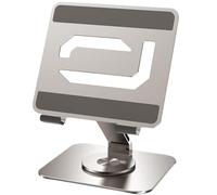 Rudiaoa Support réglable rotatif à 360 tablettes en aluminium durable et pliable compatible avec les appareils mobiles