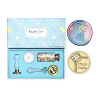 Rudiaoa Tampon et perles sculptées vintage avec cuillère à fondre pour enveloppe, fête, invitation, carte de Noël, carte de visite