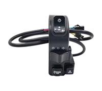 Rudiaoa Tricycles Klaxon Phare Direction Double Clignotant Combinaison Commutateurs De Vélo Électrique pour Scooters Électriques Commutateurs Commande Tricycles Professionnels