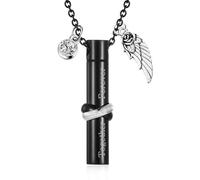 Rudiaoa Urne Commémorative pour Cendres Sculpture De Gratitude Élégante Croix Crémation Cendres Funéraires Chien Sympathie La Perte d'un Animal Compagnie