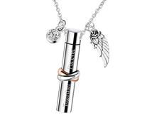 Rudiaoa Urne Commémorative pour Cendres Sculpture De Gratitude Élégante Croix Crémation Cendres Funéraires Chien Sympathie La Perte d'un Animal Compagnie