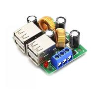 Rudiaoa USB Power Converters Power Boards 9-36V Entrée À 5V 3A avec des Indicateurs LED pour Charger Plusieurs Appareils