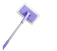 Rudiaoa Vadrouille Multifonctionnelle Anti-poussière Plate avec Tête Rotative À 360 ° Nettoyeur Mains Libres pour Changer De Tissu pour Le Nettoyage Ménager