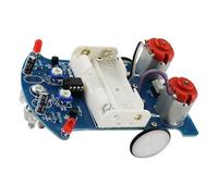 Rudiaoa Voiture robot suivi ligne avec réglage de détection en temps réel Code programmable Duability Build Robotic Assembly Kit