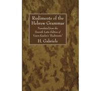 Rudiments Of The Hebrew Grammar