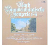 Rudolf Baumgartner & Festival Strings Lucerne - Bach: Brandenburgische Konzerte 1-6 (mit Partitur/with Score) [Vinyl Schallplatte] [3 LP Box-Set] [Vinyl] Rudolf Baumgartner & Festival Strings Lucerne; Josef Suk; Christiane Jaccottet; Maurice Bourgue; Aurele Nicolet; Guy Touvron; Günther Höller; Ulrich