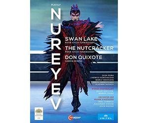 Rudolf Noureev : Le Lac des Cygnes - Casse-Noisette - Don Quichotte. Ballet de Vienne, Ingram, Connelly, Rhodes.