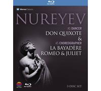 RUDOLF NUREYEV - NUREYEV (DON QUIXOTE/LA BAYADERE,ROMEO & JULIET) 3 BLU-RAY NEUF