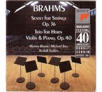 Rudolf Serkin - Brahms : Sextuor à cordes n°2 ; Trio pour cor, violon et piano
