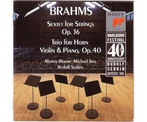 Rudolf Serkin - Brahms : Sextuor à cordes n°2 ; Trio pour cor, violon et piano