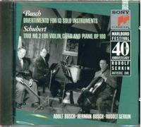 Busch – Divertimento pour 13 instruments solo / Schubert, Trio n°2 – CD – Master Works