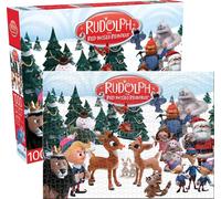 Rudolph Le Renne Au Nez Rouge Puzzle En Bois De 1000 Pièces