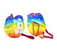 RUDRA CENTRE Mala 7 Chakra Gomukhi Japa Sac avec Mala Rudraksha Japa offert, Bois, Pas de gemme