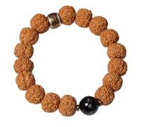 Rudraksha Vajra Bodhi Tibétain Bouddhiste Mala Naturel Bodhi Perlé Prière Rudraksha