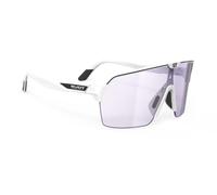 Rudy Project Spinshield Air White Matte Impactx Photochromic 2laser Purple Lunettes de Soleil, Blanc, Taille Unique Mixte