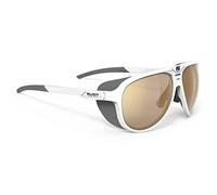 Rudy Project STARDASH White Gloss Impactx Photochromic 2 Laser Crimson, Lunettes De Soleil Mixte, Talla Única