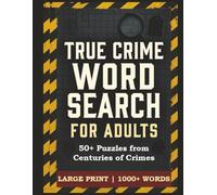 rue Crime Word Search Puzzle Book: Large Print Word Search for Adults | 56 Unsolved Mysteries from All 50 States & Territories | Featuring Natalee ... Parkway Murders & MMIW Cases | 1000+ Words