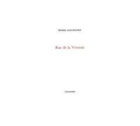 Rue de la verrerie - Pierre Alechinsky - L'echoppe Eds De - broché - Livre