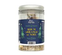 RUE DES PLANTES - Kit de Préparation pour Rhum Arrangé Noël 50g, Mélange d'Épices Authentiques pour des Saveurs Festives