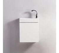 Rue du Bain - Pack Minimalist blanc droite + Meuble Lave main Blanc City