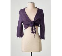 rue du faubourg vestes femme de couleur violet 36