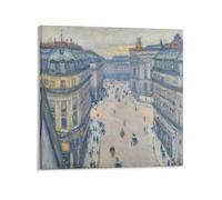 Rue Halévy, From The 6th Floor-Gustave Caillebotte Poster d'œuvres d'art cool Peinture sur toile Impressions sur toile Affiches 12