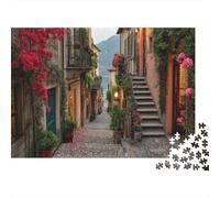 Rue Le Long du lac de Côme, Italie 38x26cm/1000pcs Puzzle pour Adultes -,Jouet De DIY