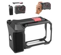 Rue Photographie Poignée Kit Compatible avec Insta360 Ace Pro2/Ace Pro Xplorer Adhérence Kit Aluminium Protecteur Cage Cadre avec Sabot Froid pour Éclairage Vidéo, Mic Rabbit Cage Voyage