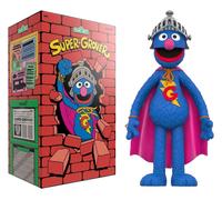 Rue Sésame Figurine Vinyle Supersize Super Grover 36 Cm Super7
