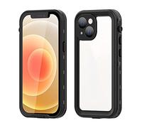 RUEBCOAK Imperméable Coque pour iPhone 13 Mini, Heavy Duty Robuste IP68 Imperméable Antichoc Intégré Protecteur d'écran Protection Complet du Corps Coque pour iPhone 13 Mini 5,4 Pouces (Noir)