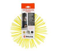 RUECAB - Hérisson de ramonage, brosse ramonage - Avec anneau de filetage femelle standard de M12mm - Poils synthétiques - Convient pour conduits non gainés et débouchages de canalisations - Ø250mm