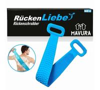 RückenLiebe Brosse à dos Brosse à corps Frotteur Massage Brosse de douche en silicone 76cm