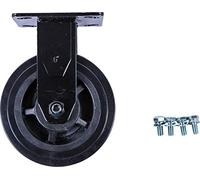 Rueda fija para carro de taller P45 con tornillos