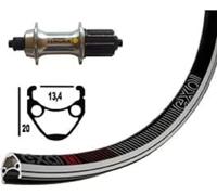 RUEDA TR.700C WINORA EXAL XR-1 SH.TIAGRA QR PLATA