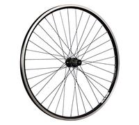 Rueda trasera RYDE ZAC2000 de 28 pulgadas, llanta de Doble pared Con ojales, Shimano FH-QC400 de 7 a 11 velocidades, Negra, Freno de Disco