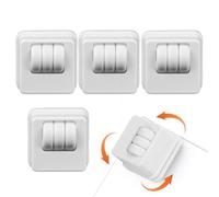 Ruedas Giratorias Muebles - ABS 4 Piezas 360 Grados | Rodillos Reductores Ruido, Capacidad Carga 300kg, Para Interior Dormitorio Cocina Taller Almacenamiento Hogar