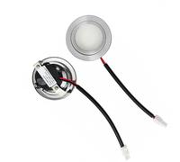ruehalf 2 lumières LED d'armoire DC12V, projecteurs encastrés 68mm, éclairage de hotte de Cuisine EL(6000K-2)