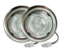 ruehalf 2X 20W G4 Bulbs, 12V AC, for Under-Cabinet Lighting, Wardrobe Display Lighting Wine Fridge Lighting and Cooker Hood Replacement Bulbs