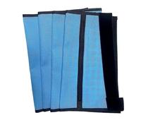 ruehalf 4 bottes anti-mouches pour chevaux - Maille fine respirante, jambières à lacets antidérapants, coupe ample et design de flux d'air pour chevaux (couleur : bleu)