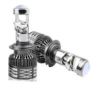 ruehalf Ampoule de lentille de projecteur H4 H7 H11, 12V, HB3 9005 9006 HB4 Canbus 6000K, Mini lampe antibrouillard automatique/Moto(H4/9003/HB2 Hi/Lo)