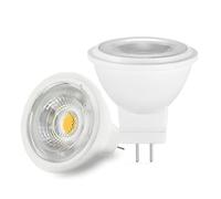 ruehalf Ampoules LED MR11 avec Base GU4 12V 3W RGB, projecteurs encastrés for la Maison, Le Bureau et l'armoire, 5 pièces(Blue Light)