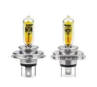 ruehalf Lot de 2 ampoules halogènes H4 12 V 60/55 W P43T 2 300 K jaune doré for phares de voiture H4 Led 60 W 55 W, feux de croisement et de route, accessoires de voiture