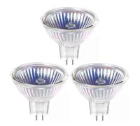 ruehalf Lot de 3 ampoules halogènes MR16 12 V 10-30 W for éclairage de paysage(12V 10W)