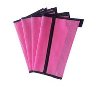 ruehalf Lot de 4 bottes anti-mouches pour chevaux - Maille fine respirante, lacets antidérapants, coupe ample et design à circulation d'air pour chevaux (couleur : rose)