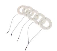 ruehalf Lot de 5 douilles GX53 for lampes GX53, câbles volants for ampoules LED et CFL, support de lampe murale de plafond